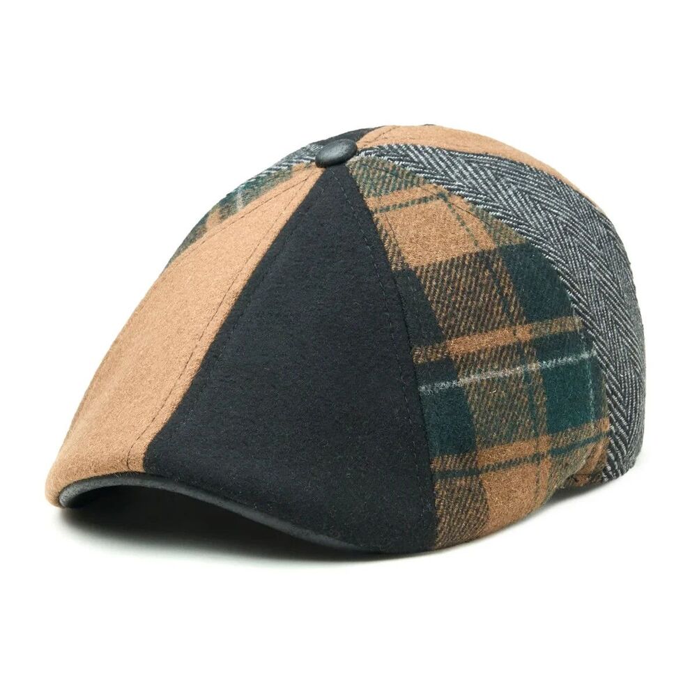 New Boston Scally Co. The Guinness Harp Patchwork Cap Size XL  w/ Dust Bag